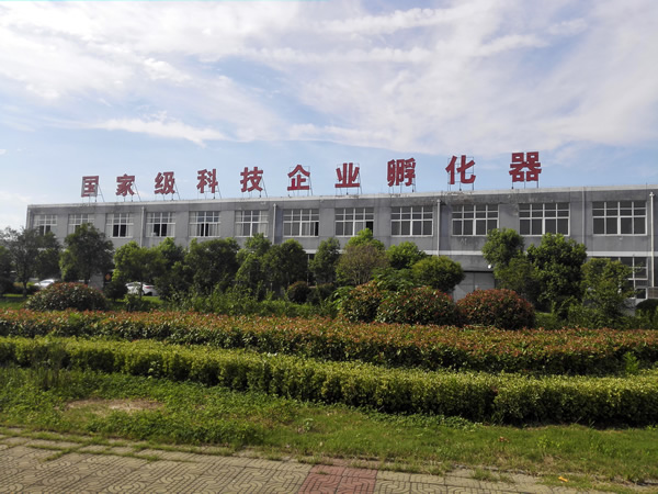 國家級科技企業(yè)孵化器樓頂發(fā)光字制作安裝