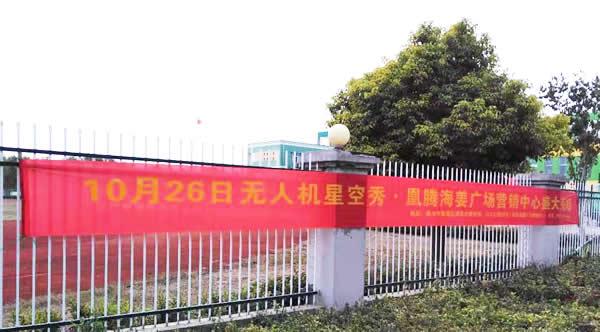 凰騰·海姜廣場鄉(xiāng)村（鎮(zhèn)）條幅制作安裝